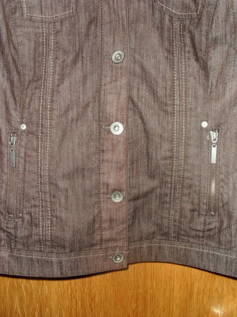 Jacke von Gina Laura, braun, Gr. 44 (L)