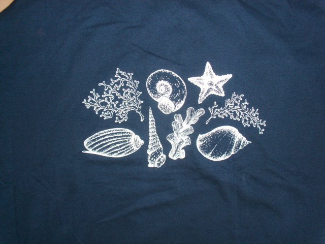 Top von bpc Collection, blau mit Motiv, Gr. 44/46