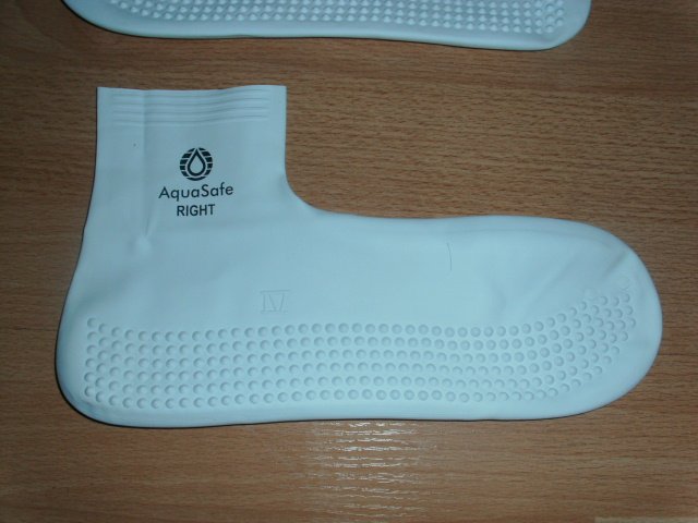 Schwimmsocken von Aquasafe aus Latex, hellbeige, Gr. 31-35