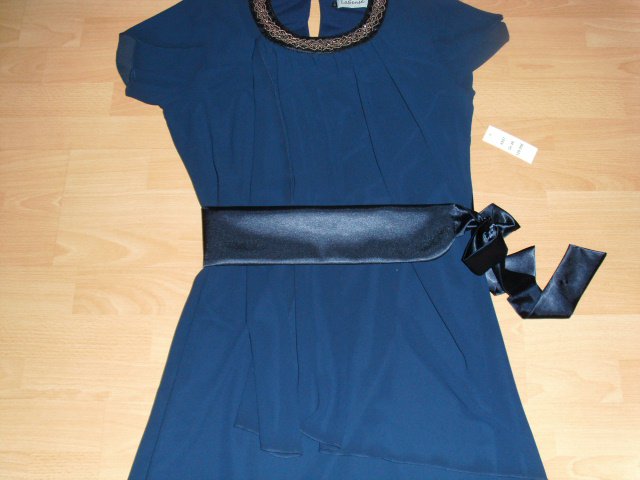 Coctailkleid von La Femme, dunkelblau, Gr. 46 NEU mit Schild