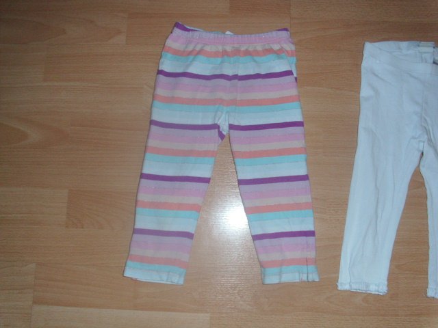 2 Caprilegging, H&M + Topolino, Gr. 104