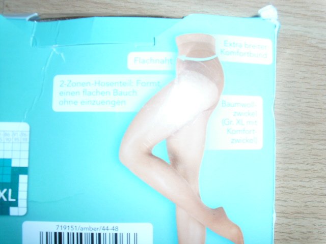 Nur Die Figura Bauch-Weg-Strumpfhose, amber, Gr. 44/48 OVP