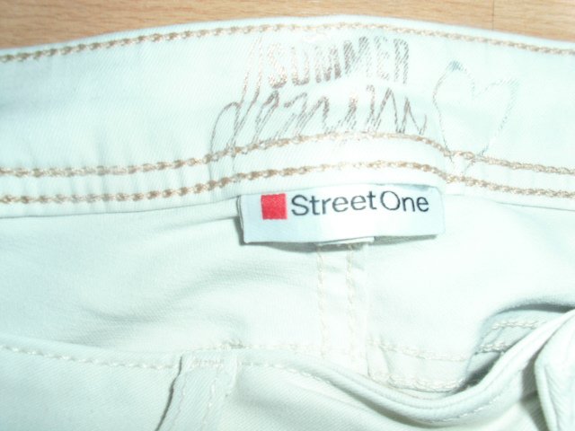 Jeans von Street One, wollweiß, Gr. 40