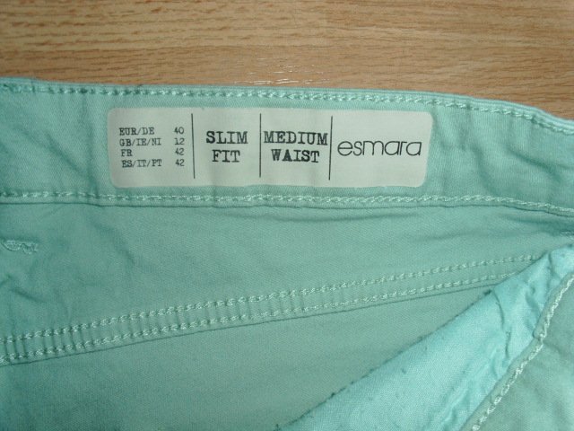 Jeans von Esmara, mintgrün, Gr. 40
