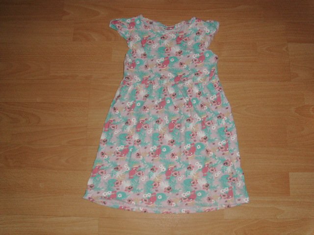 Kleid von Infinity, rosa mit Motiven, Gr. 122