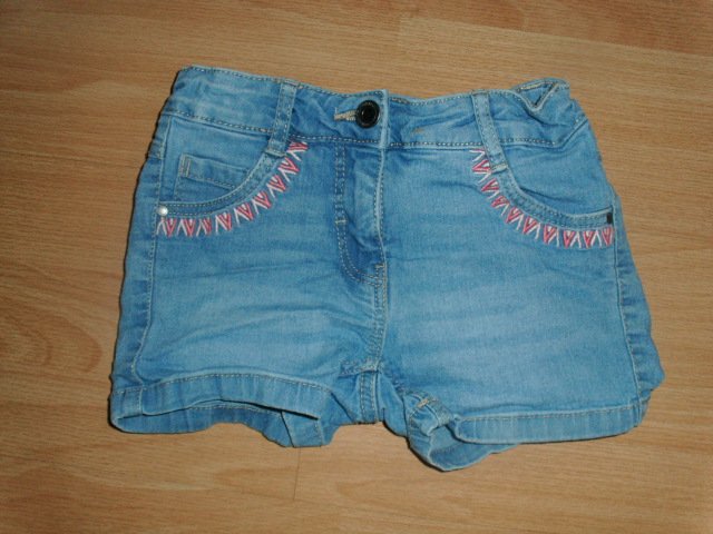 Jeansshorts von Pocopiano, blau, Gr. 122