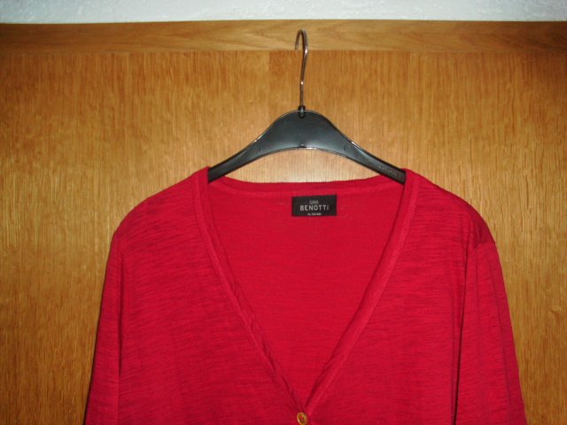 Cardigan von Gina Benotti, rot, Gr. 44/46