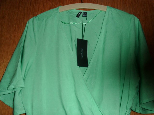 Kleid von Vero Moda, hellgrün, Gr. 38/40 (M) mit Etikett