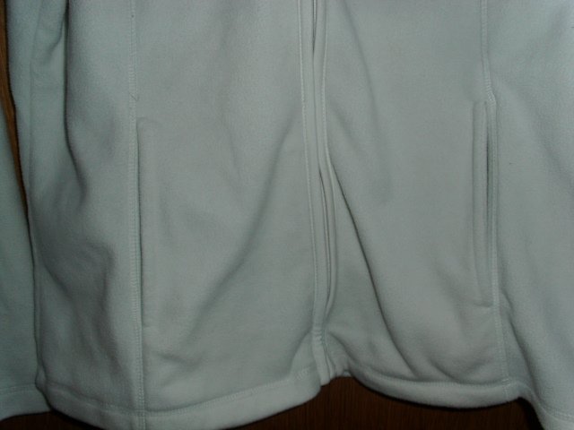Fleecejacke von Seventyseven, wollweiß, Gr. 44