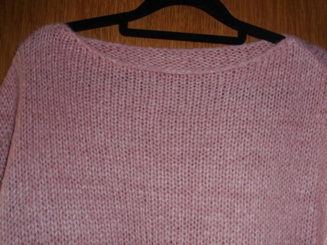 Strickpullover, altrosa, Oversized, Gr. 44/46
