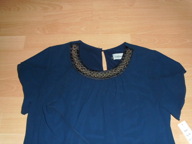 Coctailkleid von La Femme, dunkelblau, Gr. 46 NEU mit Schild