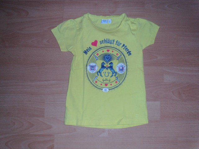 T-Shirt von Bob der Bär, gelb mit Motiv, Gr. 110