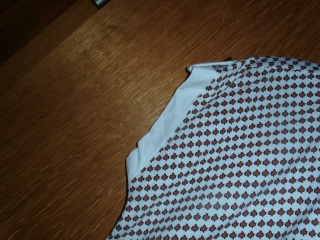 T-Shirt von Vivance, wollweiß mit Motiven, Gr. 36/38
