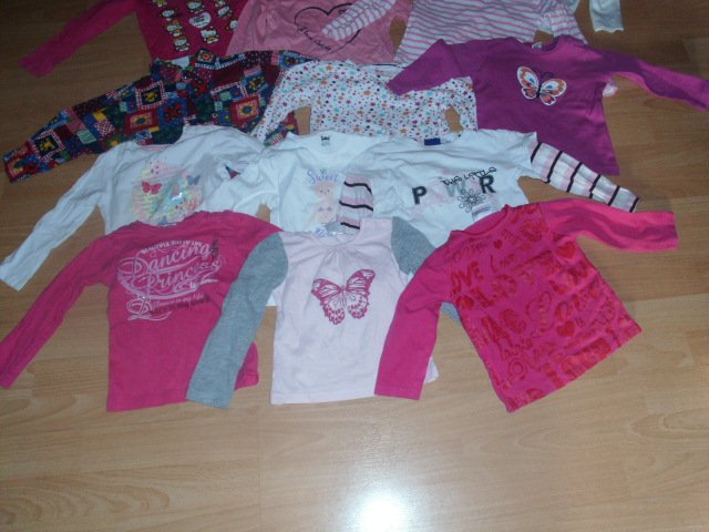 15 Langarmshirts, Gr. 86 und 86/92