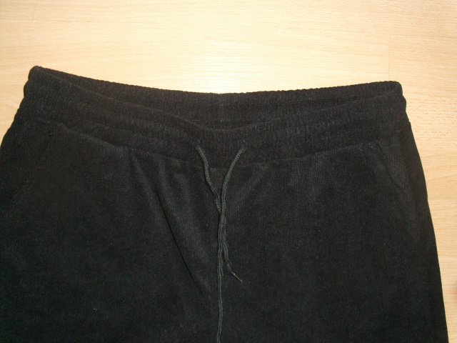 Zweiteiler, Hemd und Shorts, schwarz, Gr. L