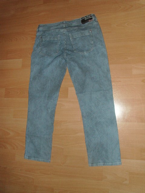 7/8 Jeans von Street One, gestreift, Gr. 40
