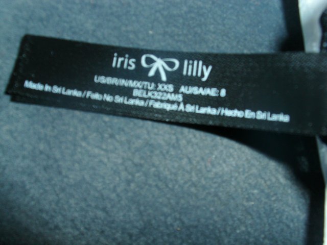 5 Netz-Strings von Iris & Lilly, schwarz, Gr. XXS OVP