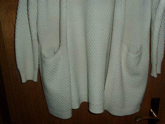 Cardigan von Malvin, wollweiß, Gr.  42