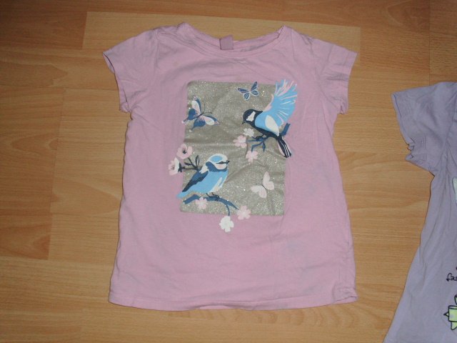 3 T-Shirts, mit Motiven, Gr. 122 /128