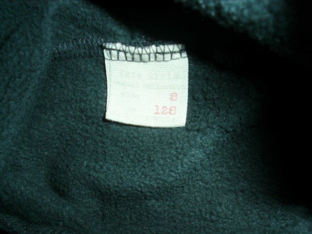 Pulloverkleid von Zara, grau mit Schriftzug und Kapuze, Gr. 128