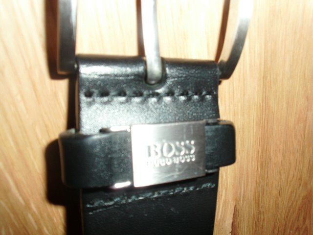 Herrengürtel von Boss, Connio, schwarz, 90 cm