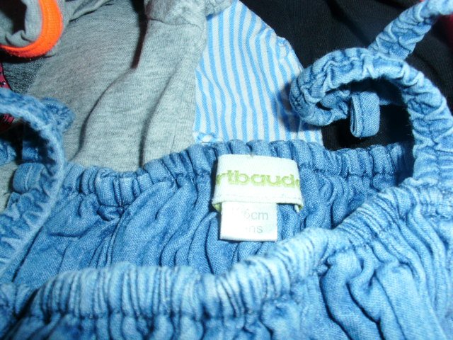 Kurzer Jumpsuit von Vertbaudet, blau, Gr. 122/128