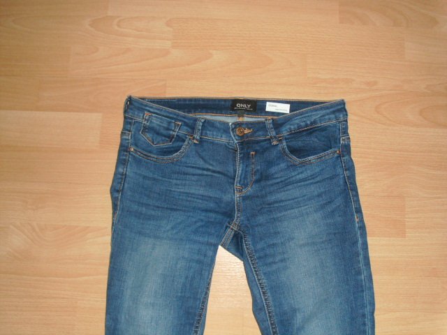 Jeans von Only, Coral superlow skinny, blau, Gr. 36 (28/32 )