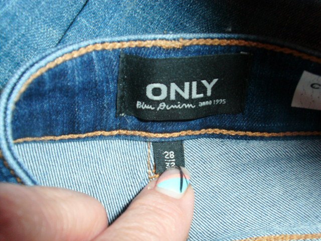 Jeans von Only, Coral superlow skinny, blau, Gr. 36 (28/32 )