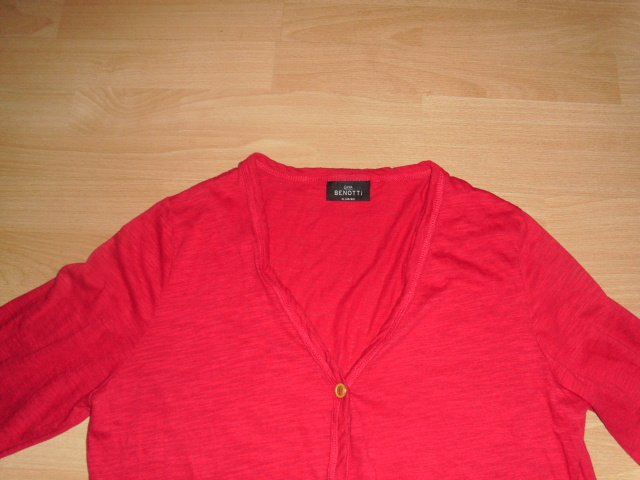 Cardigan von Gina Benotti, rot, Gr. 44/46