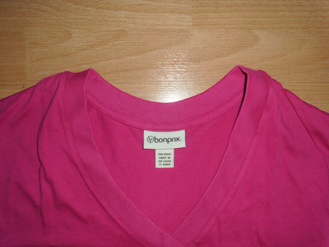 T-Shirt von Bonprix, pink, Gr. 40/42