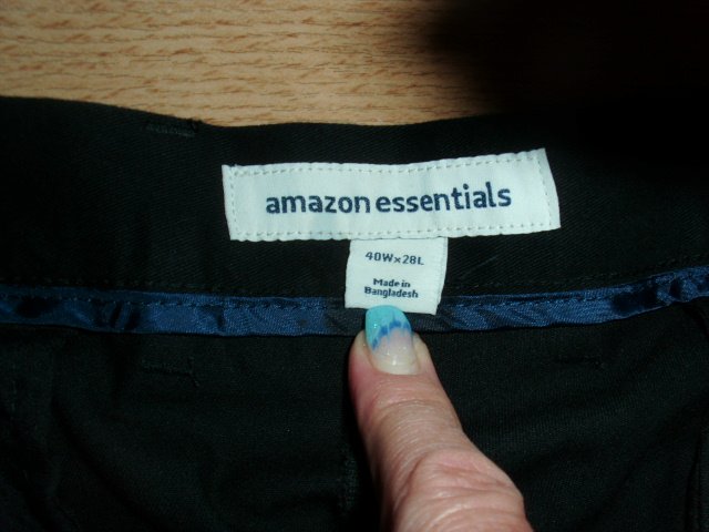 Chino von Essentials, schwarz, Größe 56 (Kurzgröße)