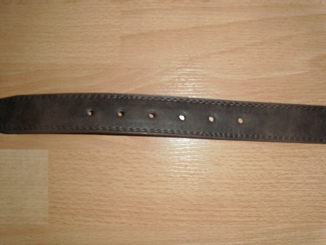Gürtel, braun, Antikleder Optik, 108 cm, neu