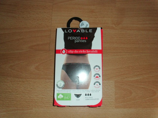Menstruations-/ Periodenslip von Lovable, schwarz, Gr. 42 OVP
