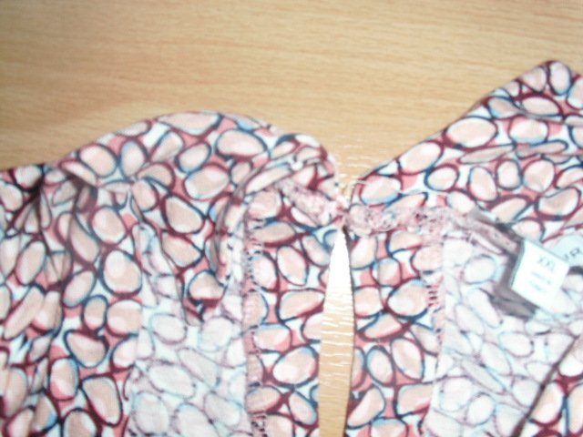 Schlupfshirt von Gina Laura, rosa-bunt, Gr. 52