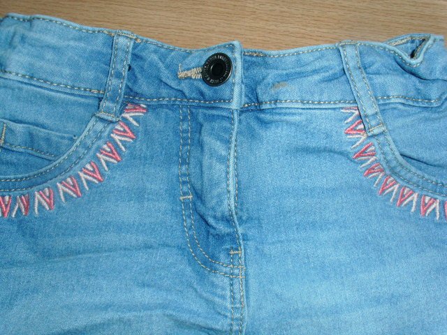 Jeansshorts von Pocopiano, blau, Gr. 122