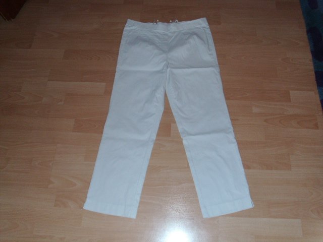 Strechhose von F.fashion, hellbeige, Gr. 42/44 (M/24)