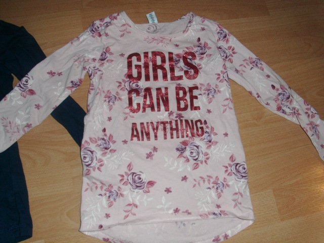 4 Langarmshirts von Dopodopo, mit Motiven, Gr. 128