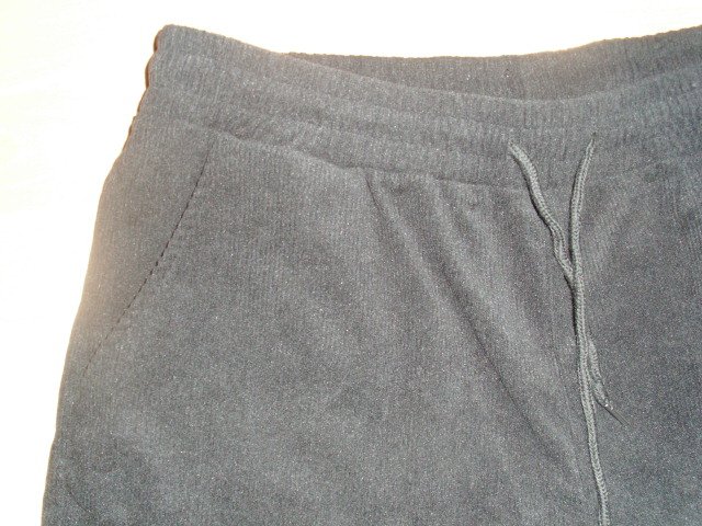 Zweiteiler, Hemd und Shorts, schwarz, Gr. L