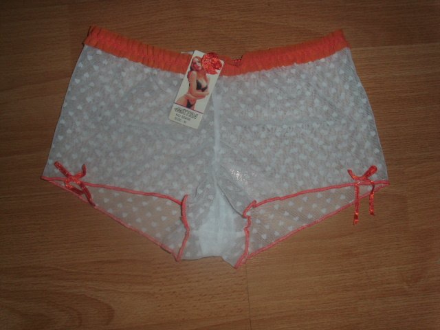 Slip von Bixtra, weiß-orange, Gr. 38 mit Etikett