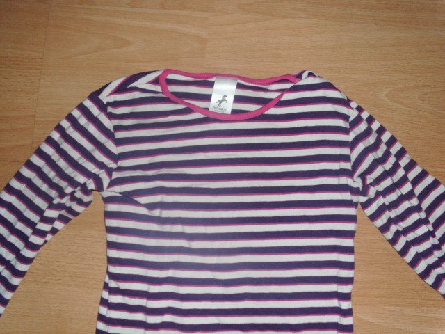 Langarmshirt von Palomino, geringelt, Gr. 122
