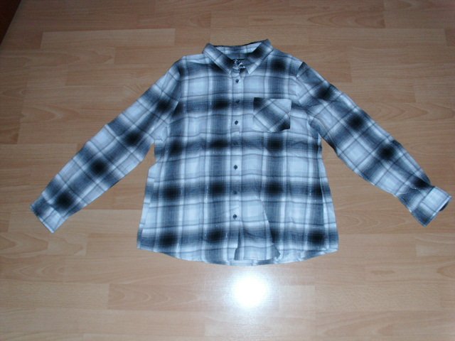 Bluse von Up2 Fashion, grau kariert, Gr. 42