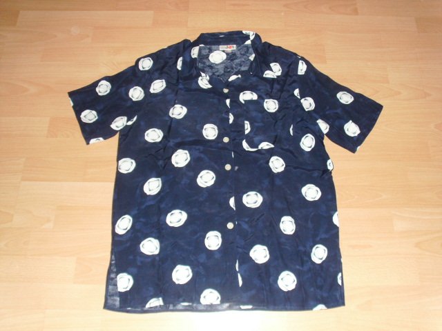 Bluse von Miss Joy, blau-weiß, Gr. 44