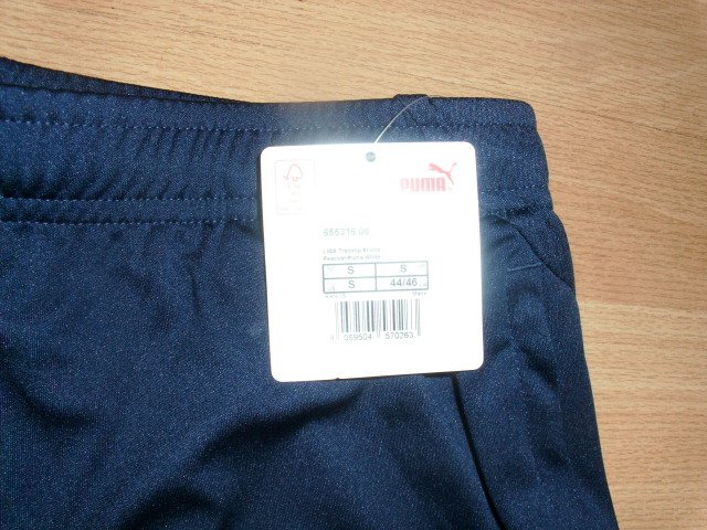 Kurze Sporthose von Puma, blau, Gr. S