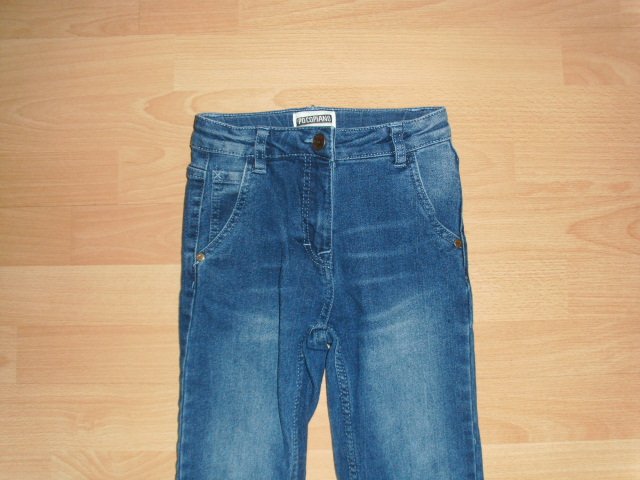 Jeans von Pocopiano, blau, Gr. 122 NEU