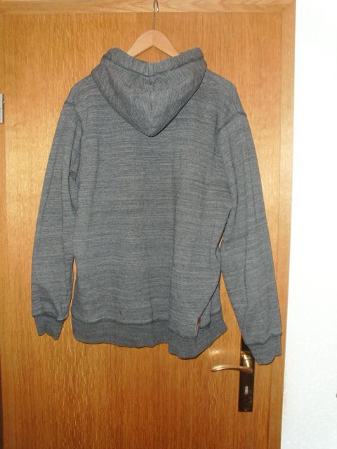 Hoodie von Solid, grau mit Bauchtaschen, Gr. XL