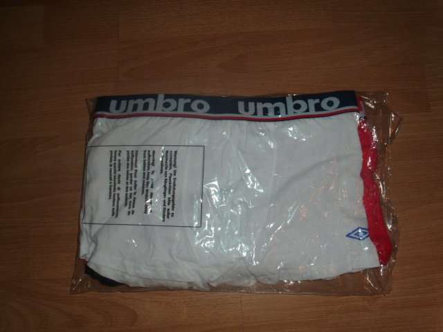 5 Boxershorts von Umbro, in 5 Farben, Gr. S OVP