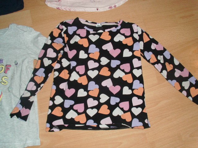 4 Langarmshirts von Dopodopo, mit Motiven, Gr. 128