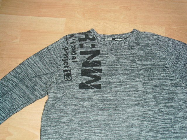 Pullover von Angelo Litrico, grau mit Motiv, Gr. 56