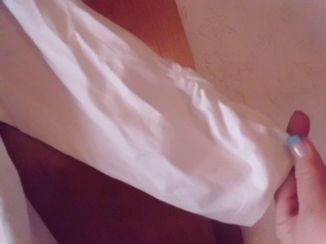 Schlupfshirt, wollweiß mit  Motiven, Gr. 44