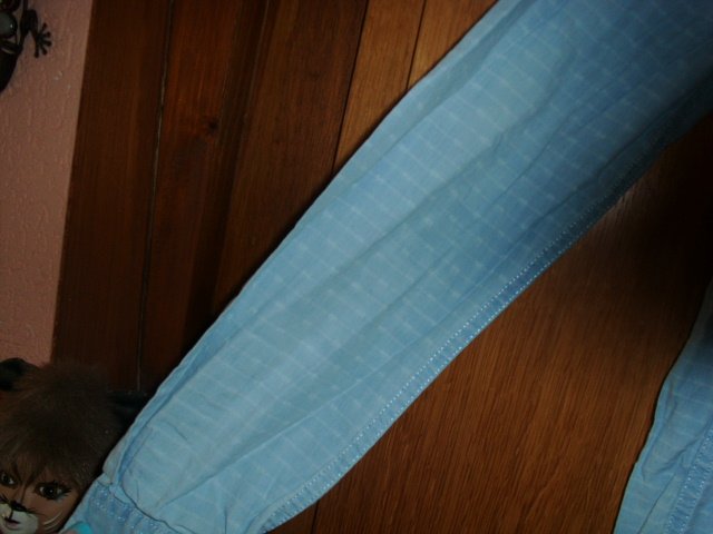 Langarmhemd von Tom Tailor, hellblau mit Waschungen, Gr. S